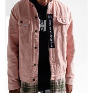 Native Supply Jean Pink Demin Jacket HGA Size Small